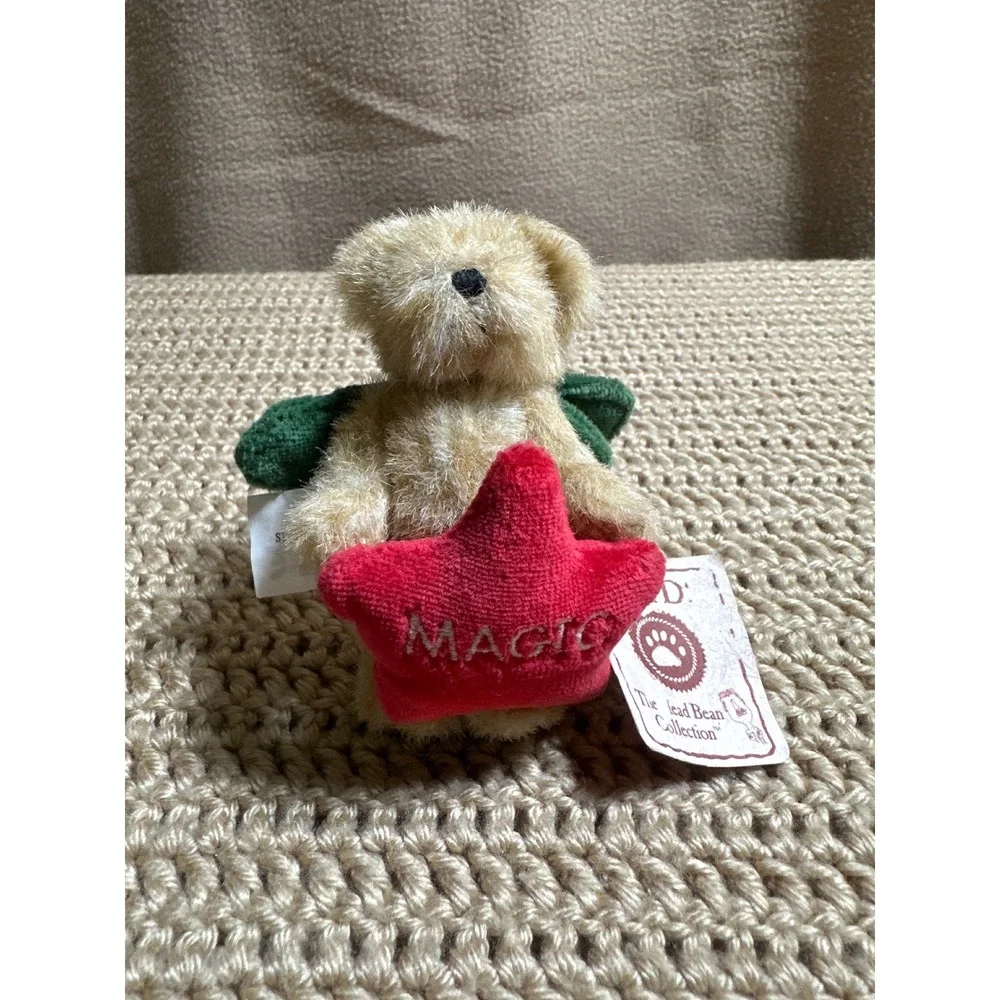 Boyds Bears Angel Magic Star Plush Ornament Articulated Head Bean Collection